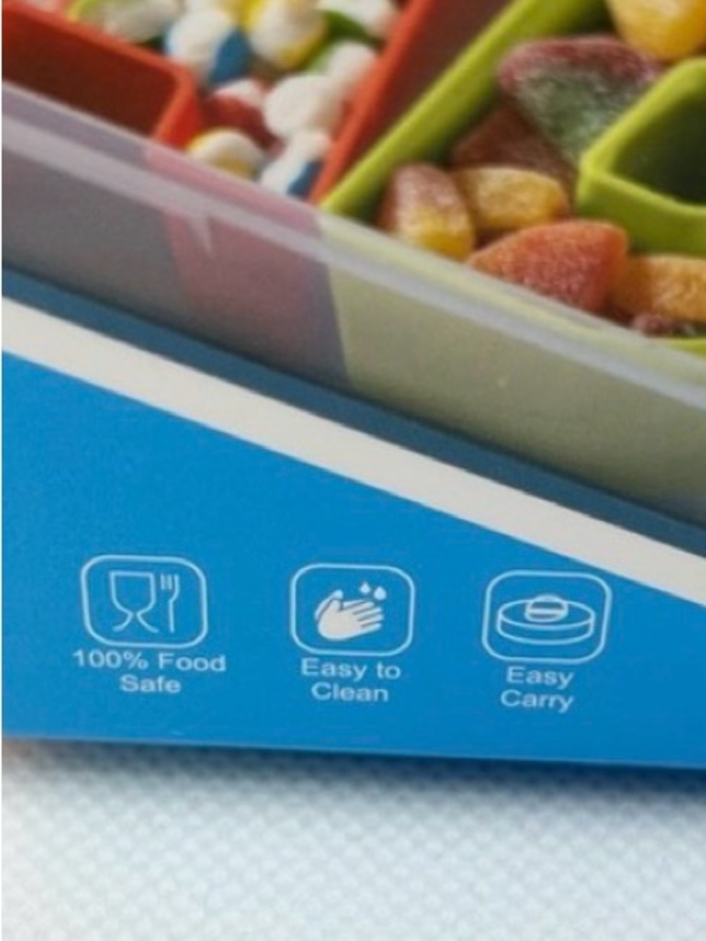 CWC ABC On-The-Go Snack Box 3 Compartments - Picture 3 of 6